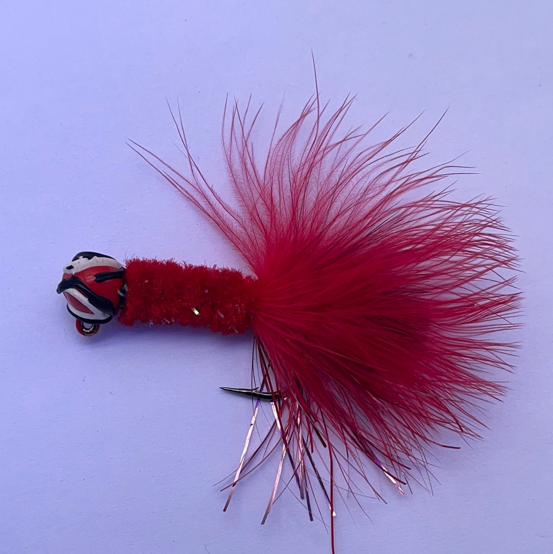 Lutke Tackle Big Red Marabou Jigs