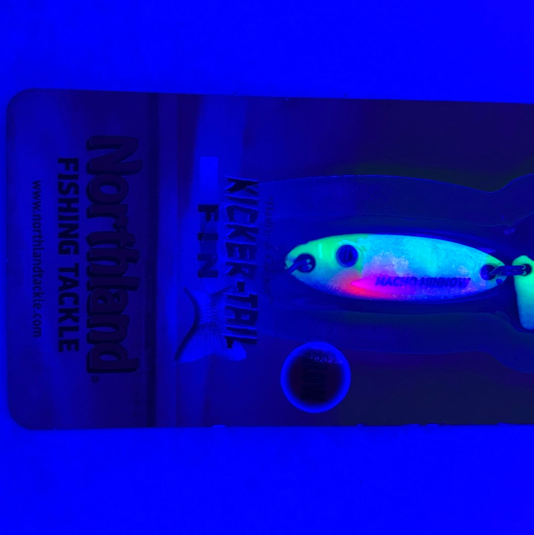 Macho Minnow 1/8oz UV Glow Perch