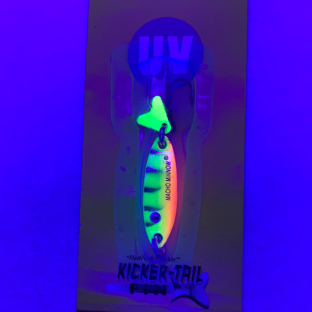 Macho Minnow 1/8oz UV Firetiger