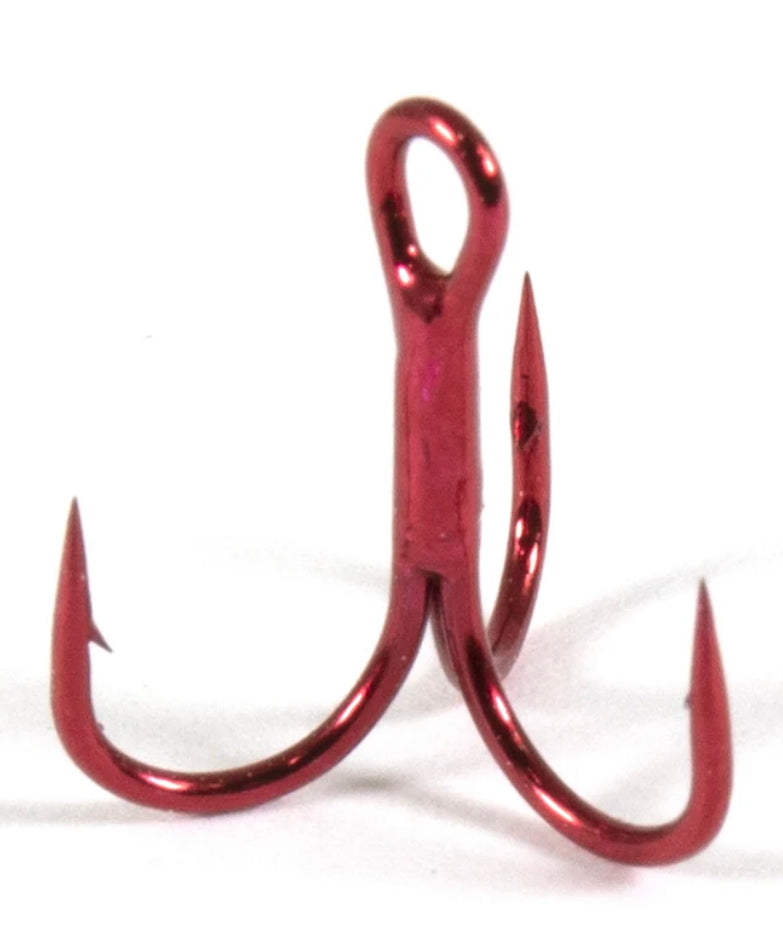 Clam Gaff Treble Hooks Red