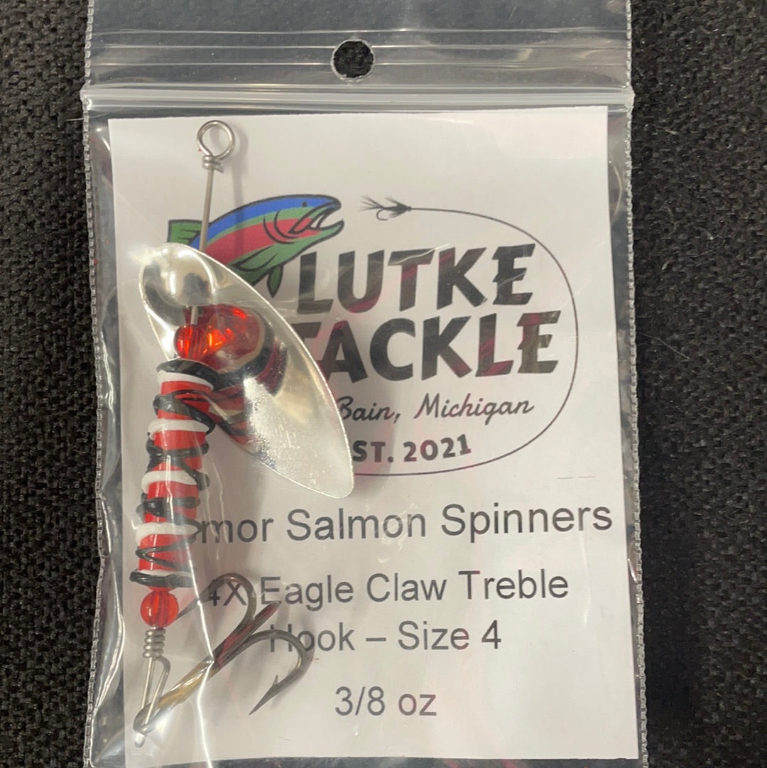 Lutke Tackle Big Red Armor Spinner 3/8oz