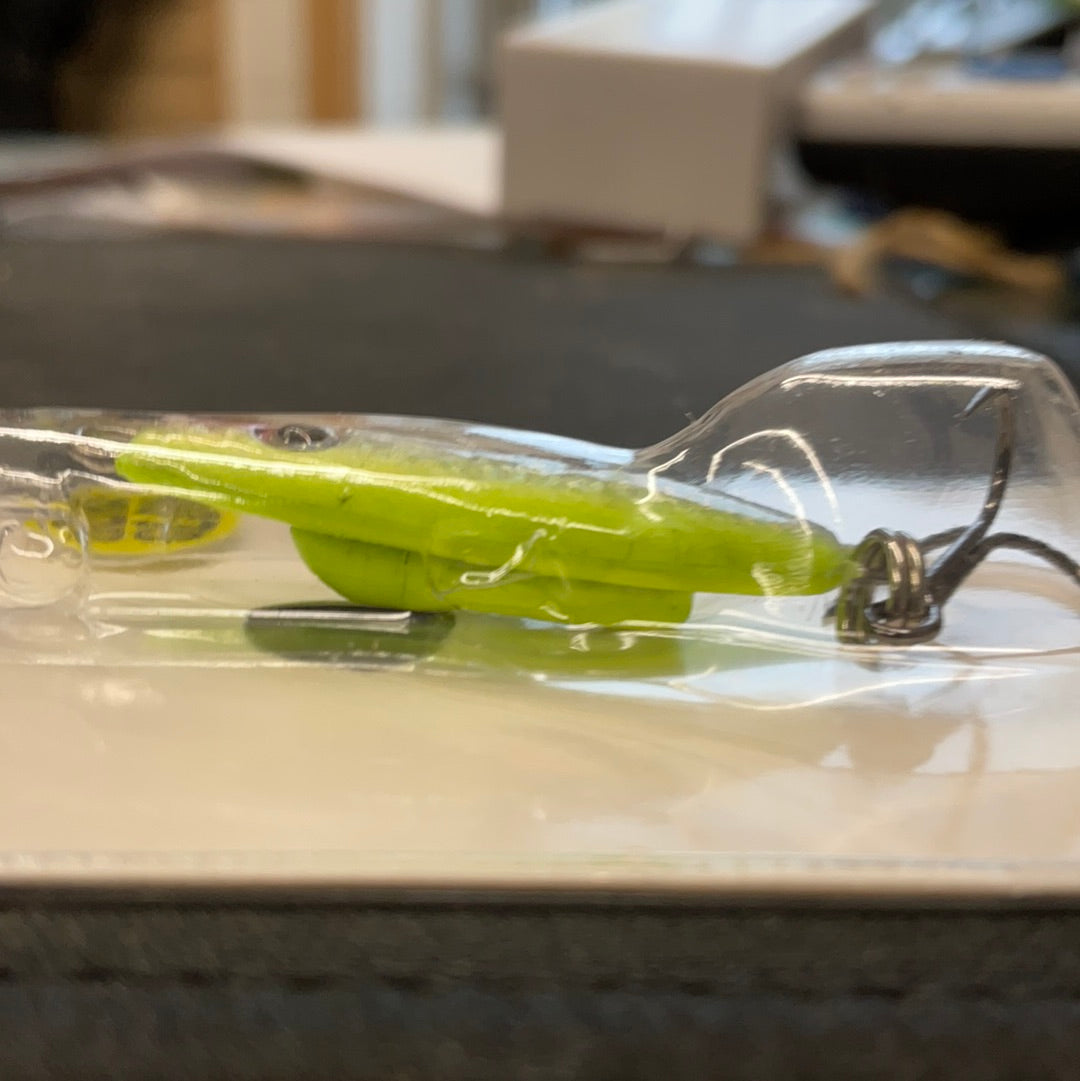 Rattle Spoon 1/8oz. Glow Chart. Shiner