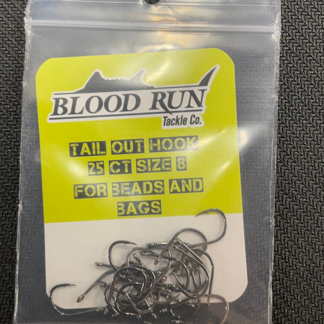 Blood Run 25ct Size 8 Hooks