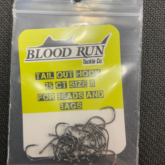 Blood Run 25ct Size 8 Hooks