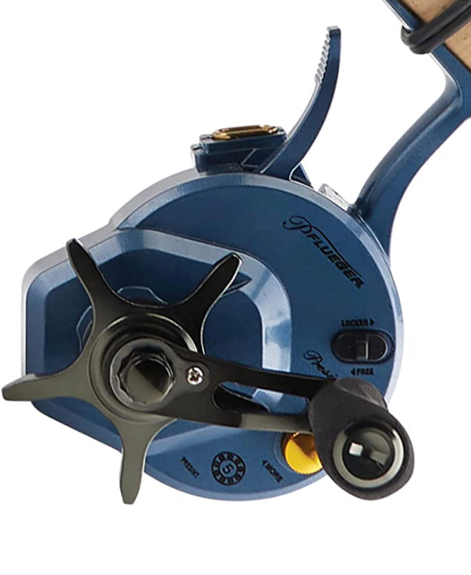Pflueger President Inline Ice Fishing Reel – Tangled Tackle Co