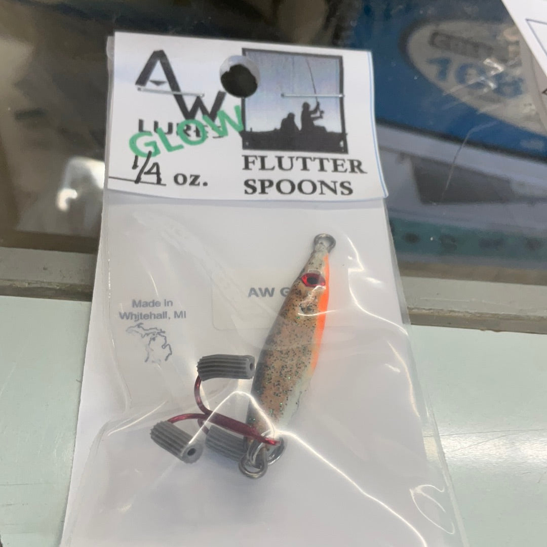 A & W Lures 1/4oz Flutter Spoon Goby