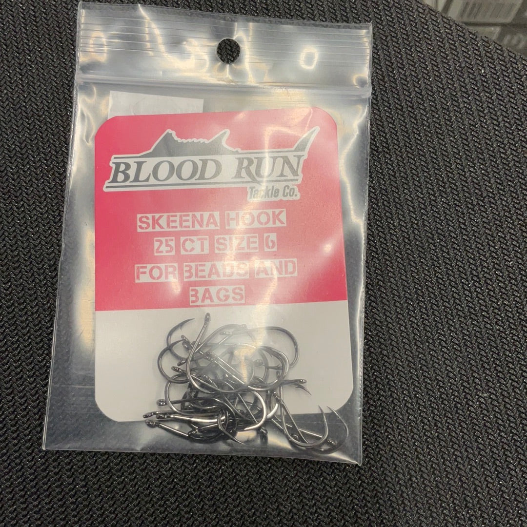 Blood Run 25ct Size 6 Hook