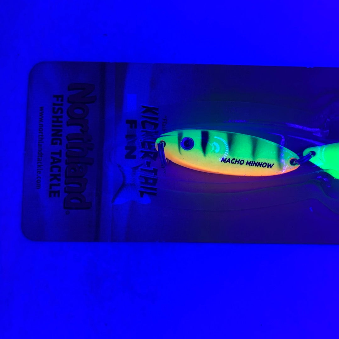 Macho Minnow 1/4oz UV Firetiger
