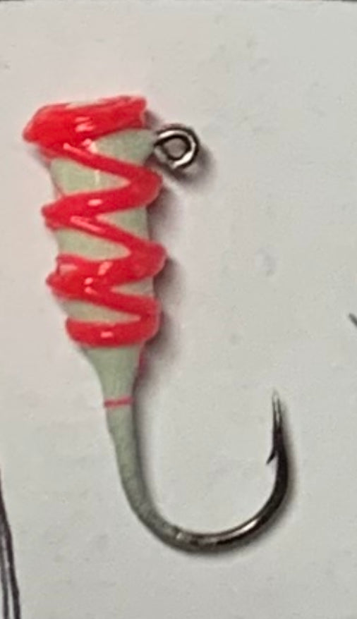 Lutke Tackle Pink Swirl Tube Jig 2pk