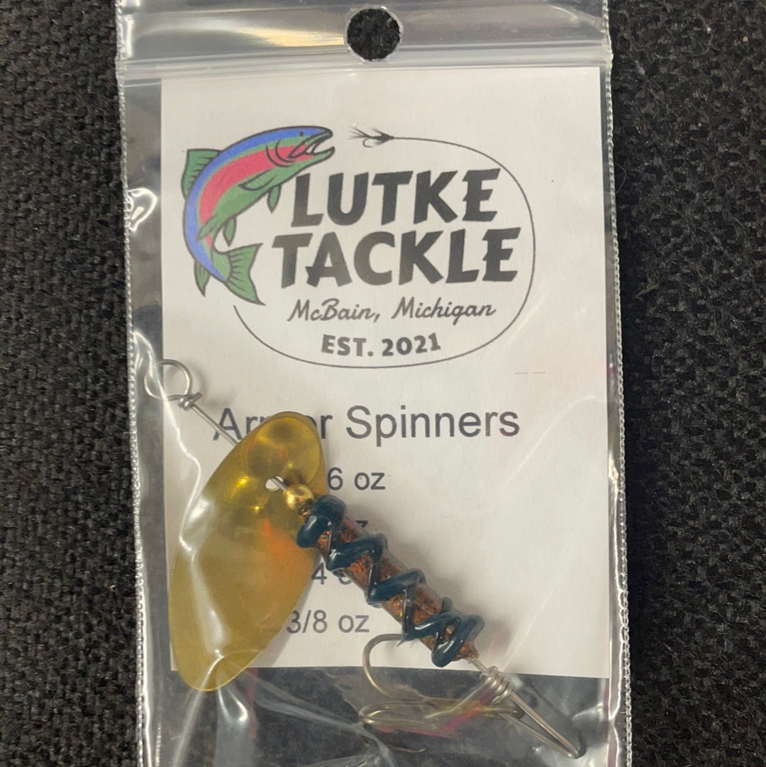 Lutke Tackle Copper Tone Armor Spinner 1/8 oz