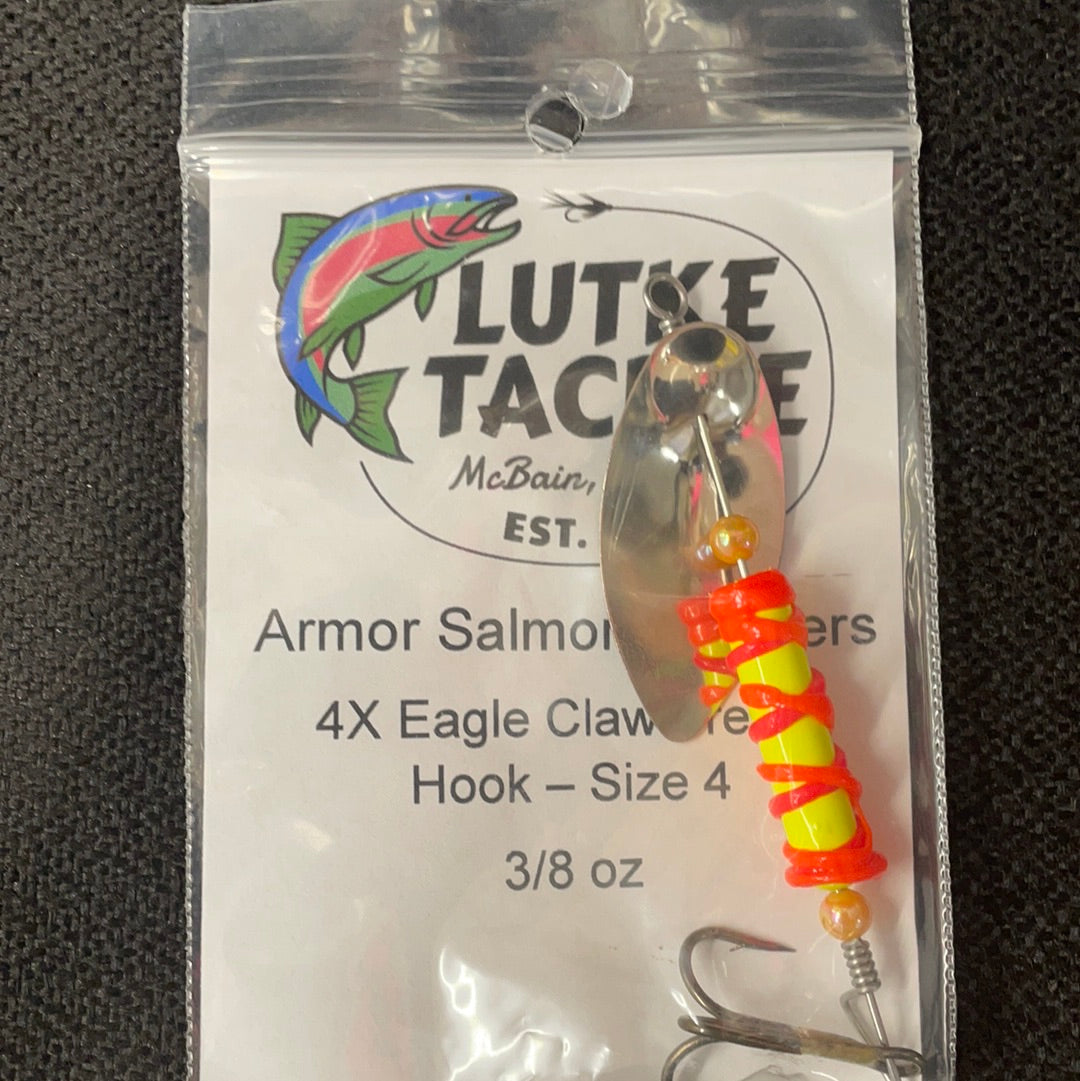 Lutke Tackle Spawn Bomb Armor Spinner 3/8 oz