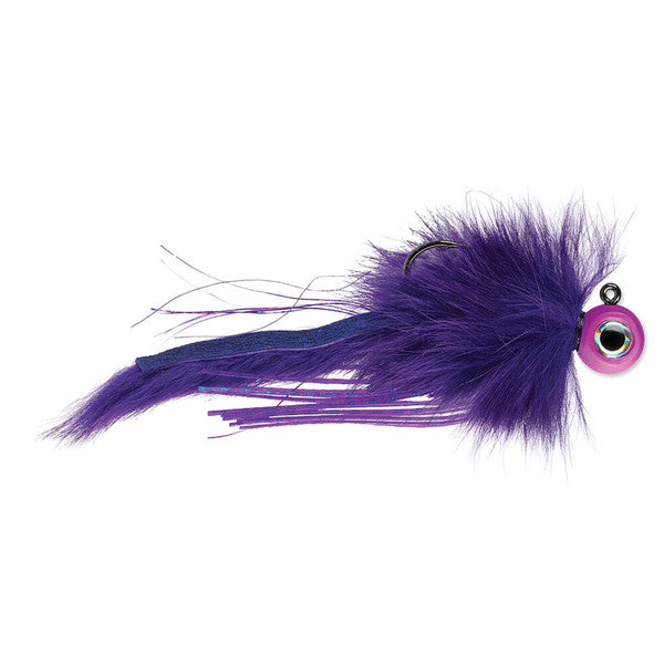 VMC Twitchin' Jig - 1/2 oz - Glow Purple Rain UV