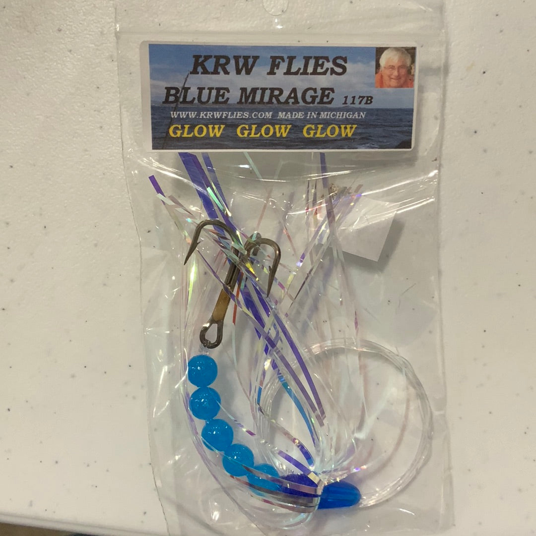 KRW Blue Mirage Trolling Flies TF117B