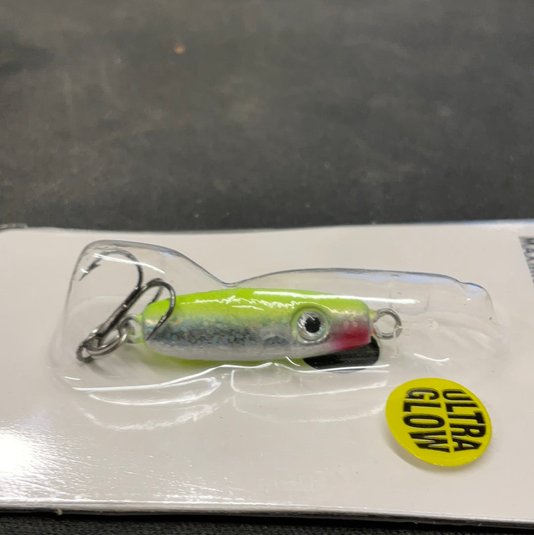 Rattle Spoon 1/16oz Glow Chart Shiner