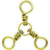 Eagle Claw 3-Way Swivel Sz2 Qty3 S3WB-2