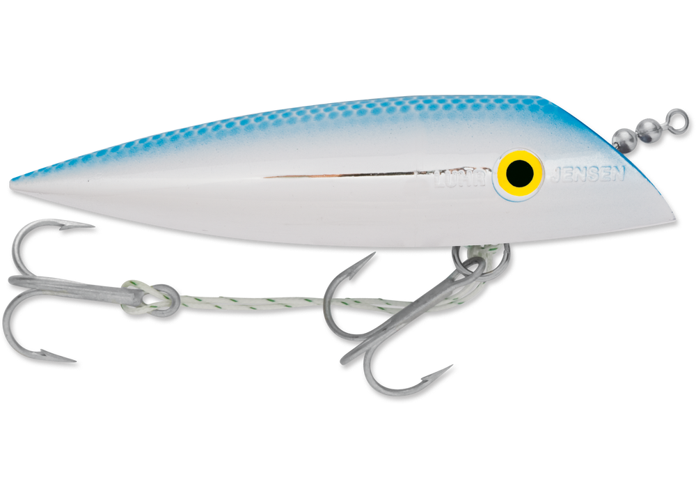 Luhr Jensen J Plug SZ 4 Rattle Silver Brilliant Blue Scale