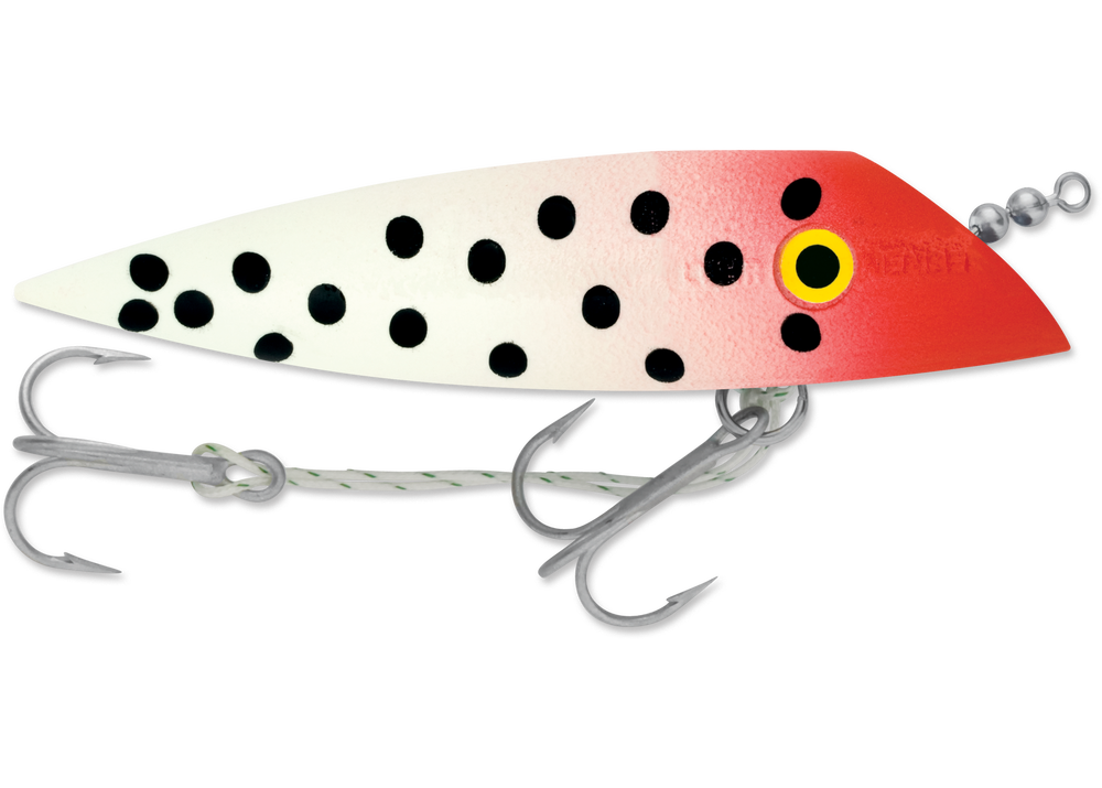 Luhr Jensen J Plug SZ 4 Everglo Bloody Nose With Black Dots