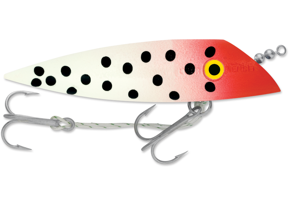 Luhr Jensen J Plug SZ 4 Everglo Bloody Nose With Black Dots – Tangled  Tackle Co