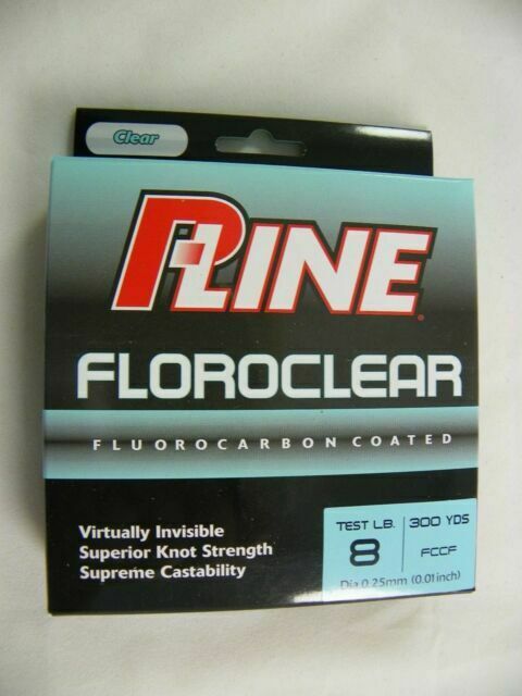 P-Line Floroclear Fluorocarbon Coated Fishing Line