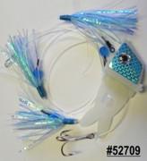 Church Tackle Shock Wave Cut Bait Rig Glo Blue Scale