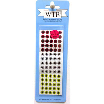 WTP Decorator Tape 5/16" Flat Eyes