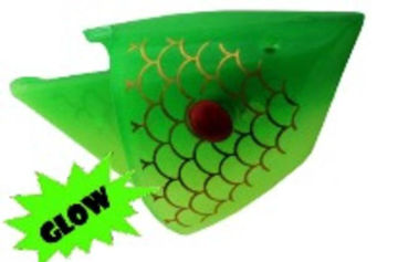 Michigan Stinger Rhys Davis Large Teaser Glow Frog 2pk