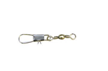 Eagle Claw Barrel Swivel W/Interlock Snap Sz7  6pk