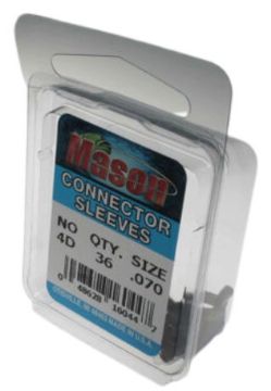 mason connector sleeves  qty:36  size: .071