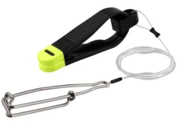 Scotty Stackable Line Release Clip w/ 30" Leader and Canonball Snap