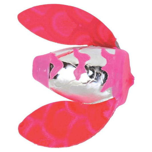 Yakima Worden's Spin-N-Glow Rigged Double Trouble UV Pink Size 0