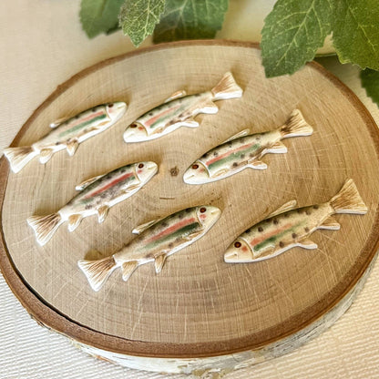 Rainbow Trout Necklace | 18" chain