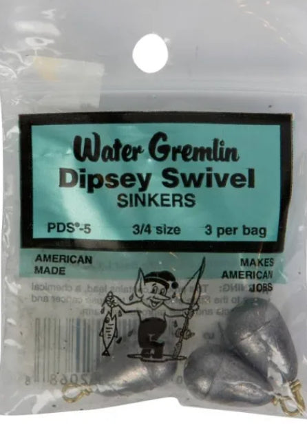 WATER GREMLIN  DIPSEY SWIVEL PDS-10