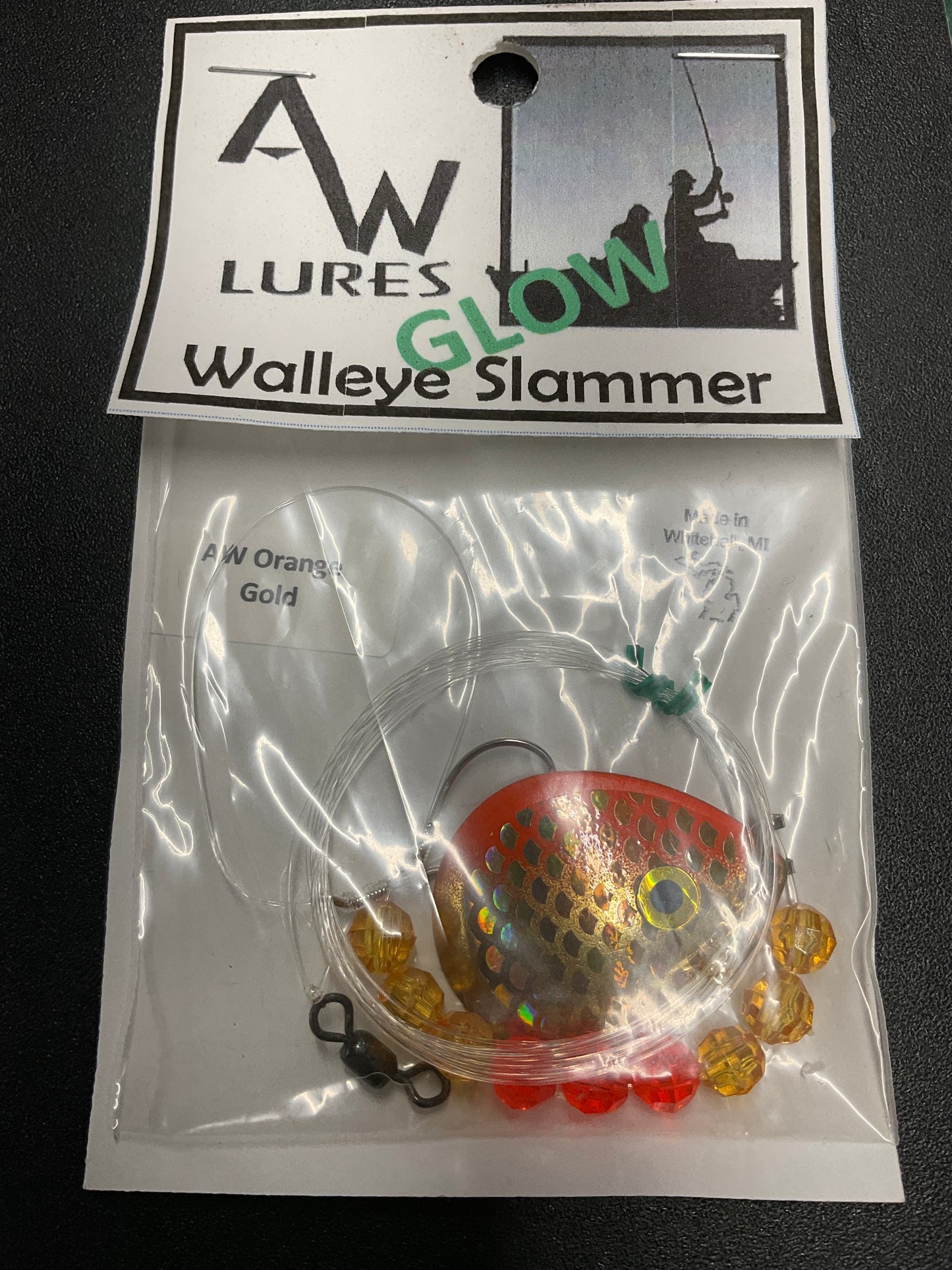 A & W Lures Walleye Slammer Worm Harness