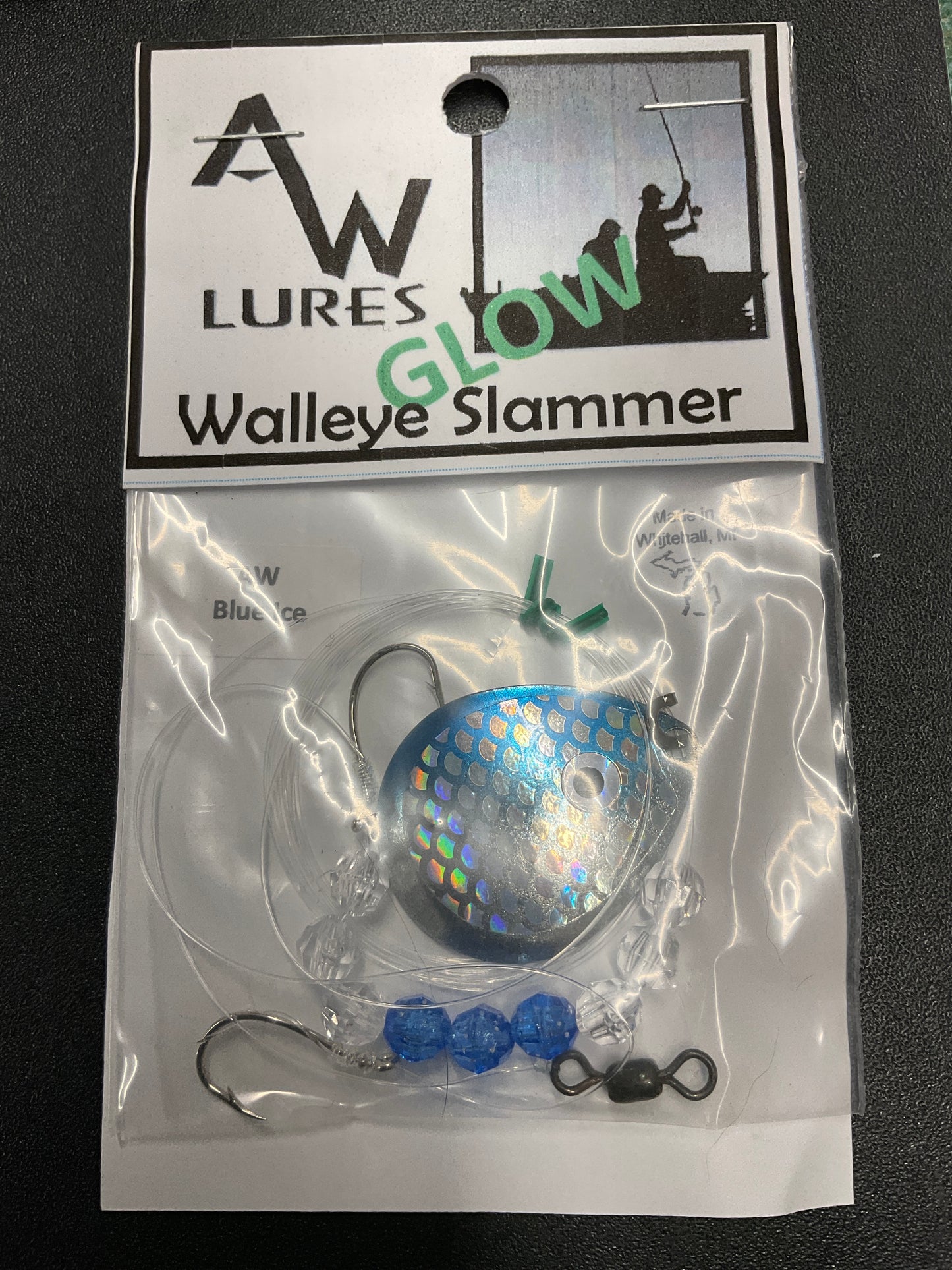 A & W Lures Walleye Slammer Worm Harness