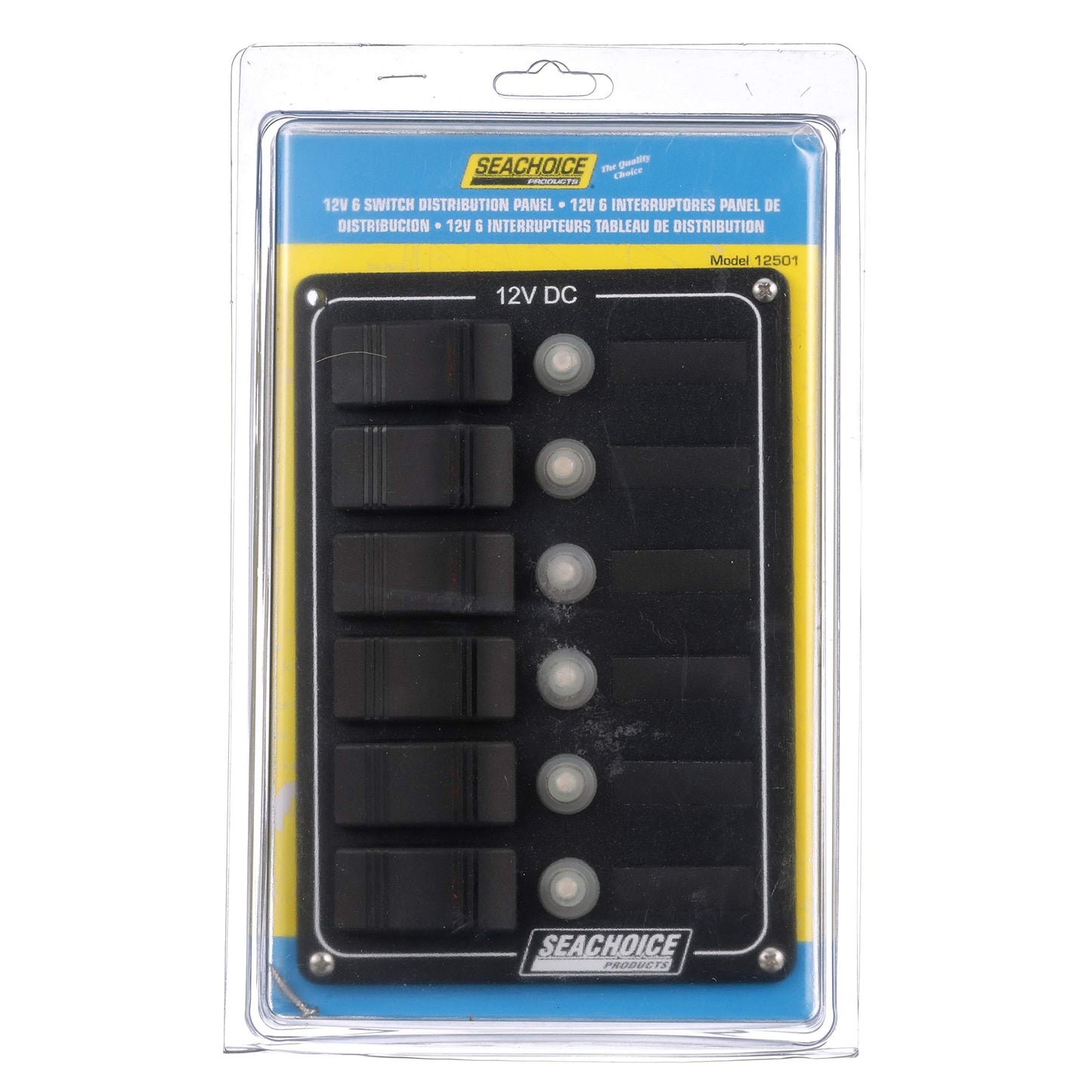 Sea choice  Products 12v 6 Switch Distribution Panel