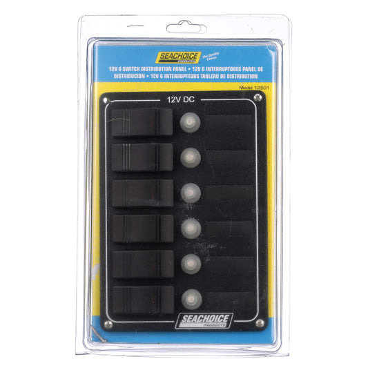 Sea choice  Products 12v 6 Switch Distribution Panel
