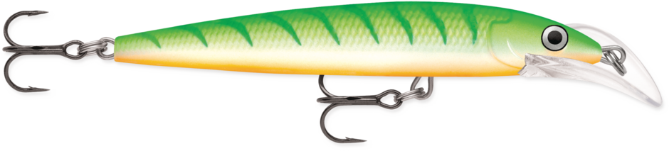 Rapala Scatter Rap Deep Husky Jerk® Green Tiger UV
