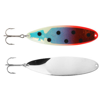 Moonshine Trolling Spoon MoonMaster - Glow Bloody Nose RV
