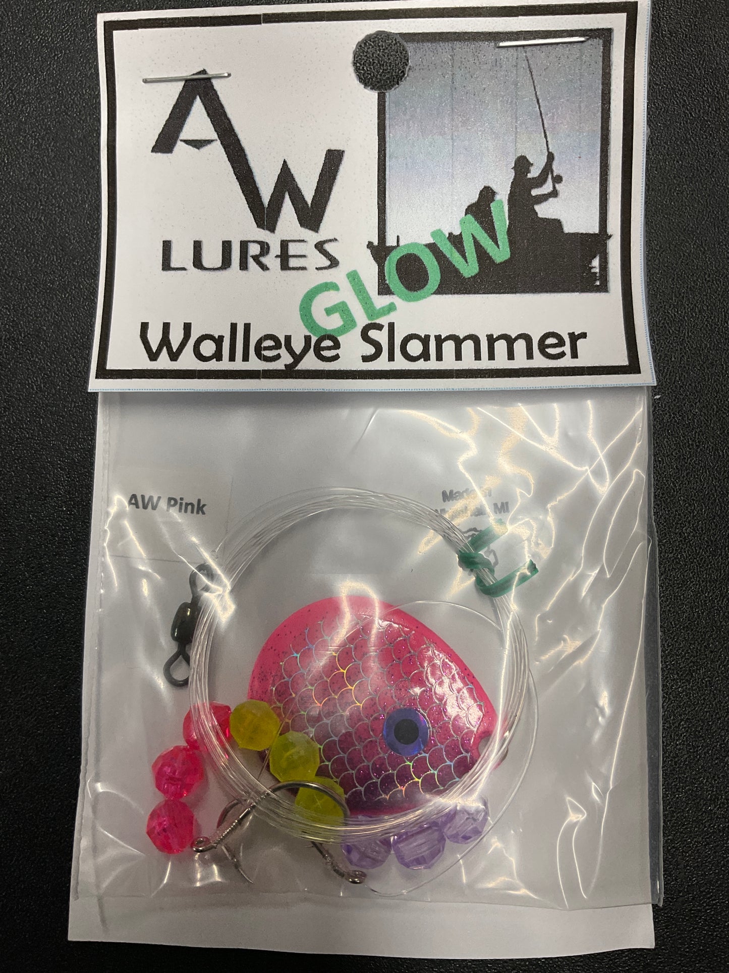 A & W Lures Walleye Slammer Worm Harness