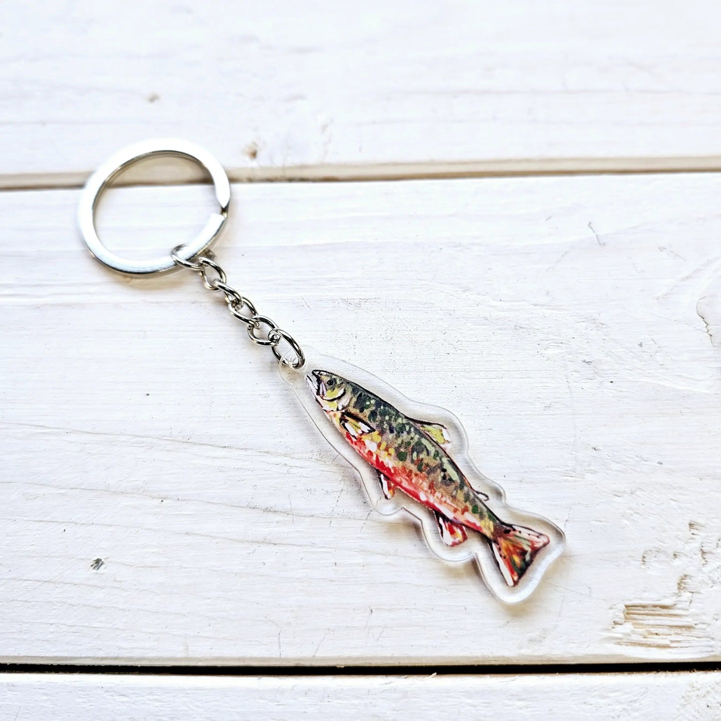 Brook Trout Acrylic Keychain