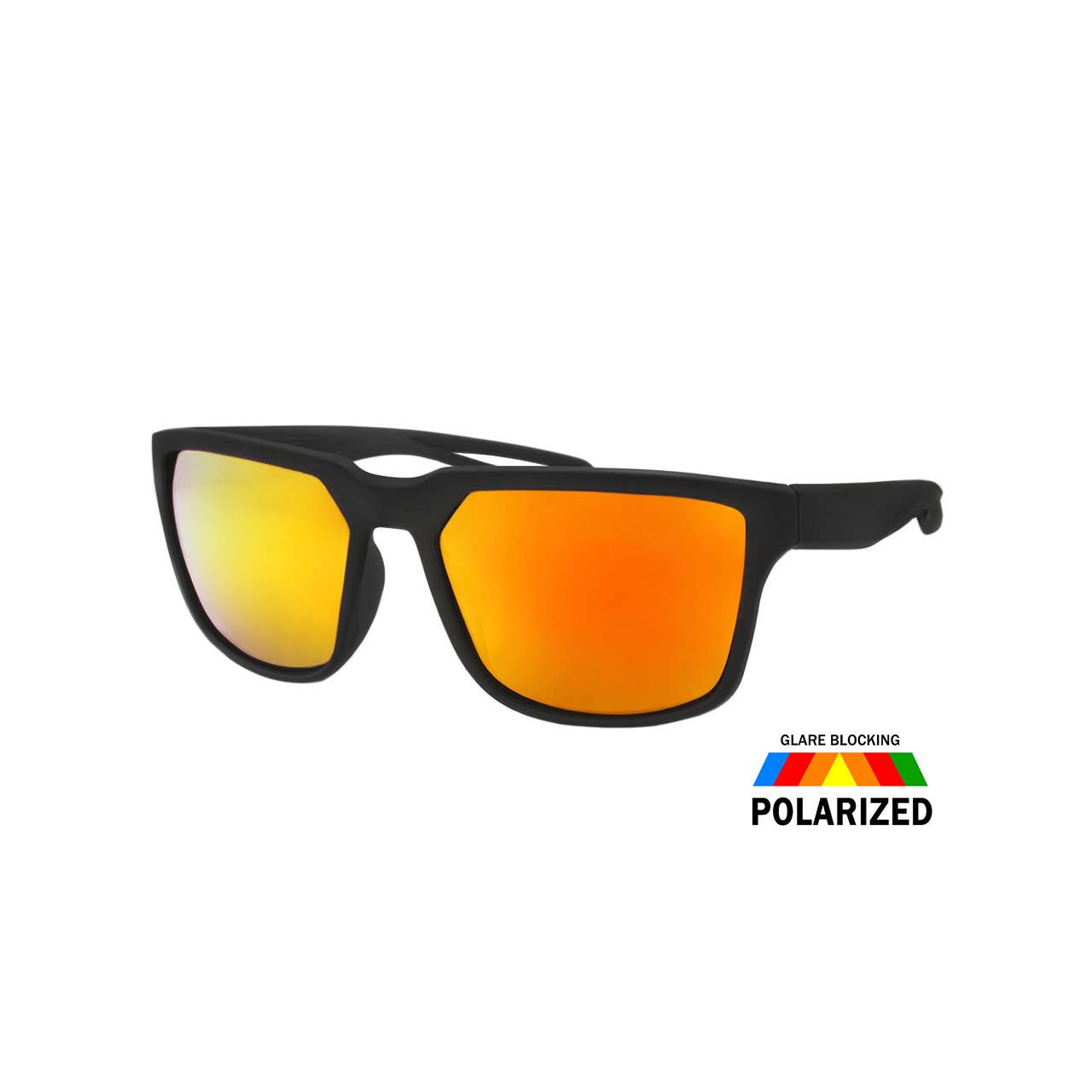 Polarized Mens Sport Sunglasses Color Mirror Lens New Look