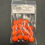 Lutke Tackle Armor Bead 10mm U.V. Bonfire