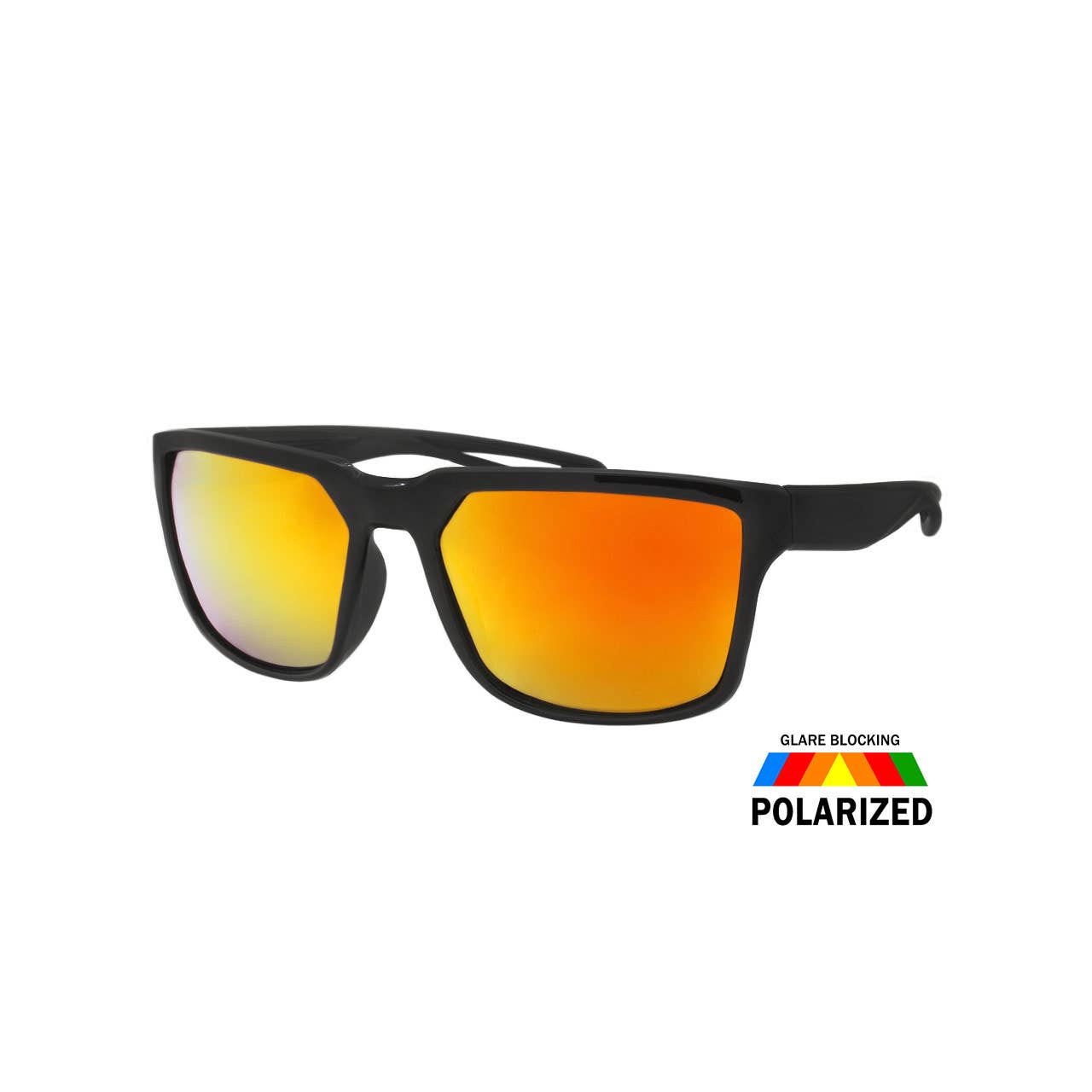 Polarized Mens Sport Sunglasses Color Mirror Lens New Look