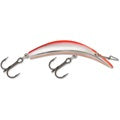 Kwikfish Xtreme (Non-rattle)/Silver/Flo Red Belly & Black Stripe 11x