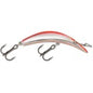 Kwikfish Xtreme (Non-rattle)/Silver/Flo Red Belly & Black Stripe 11x