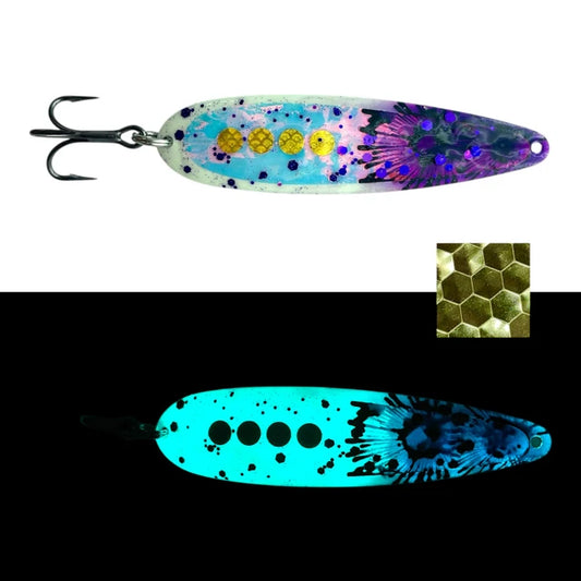 Beaver Lures Trolling Spoon Royal Blood
