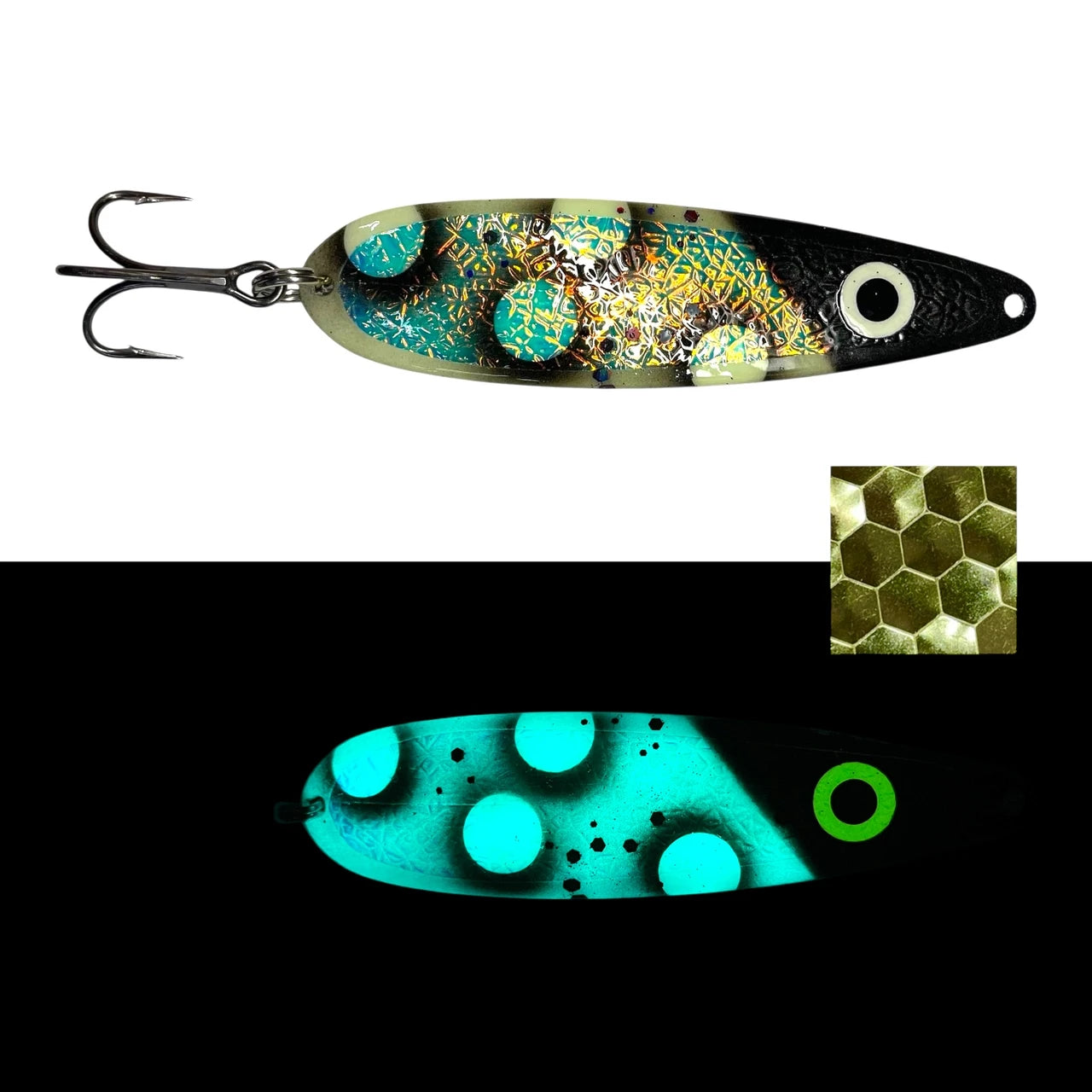 Beaver Lures Trolling Spoon Swiss Cheese
