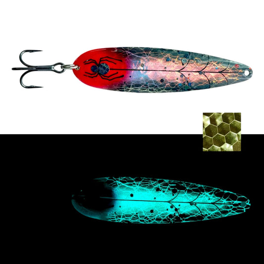 Beaver Lures Trolling Spoon Black Widow