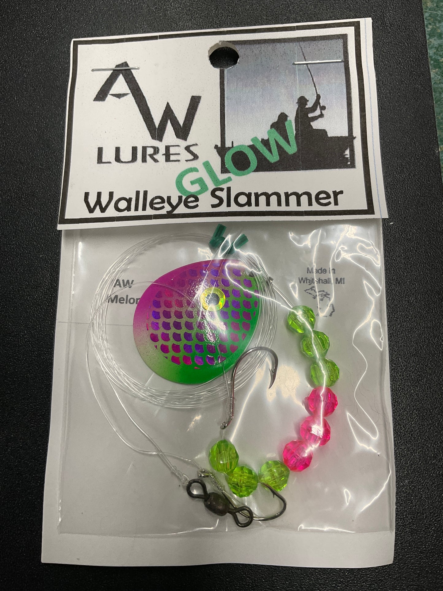 A & W Lures Walleye Slammer Worm Harness