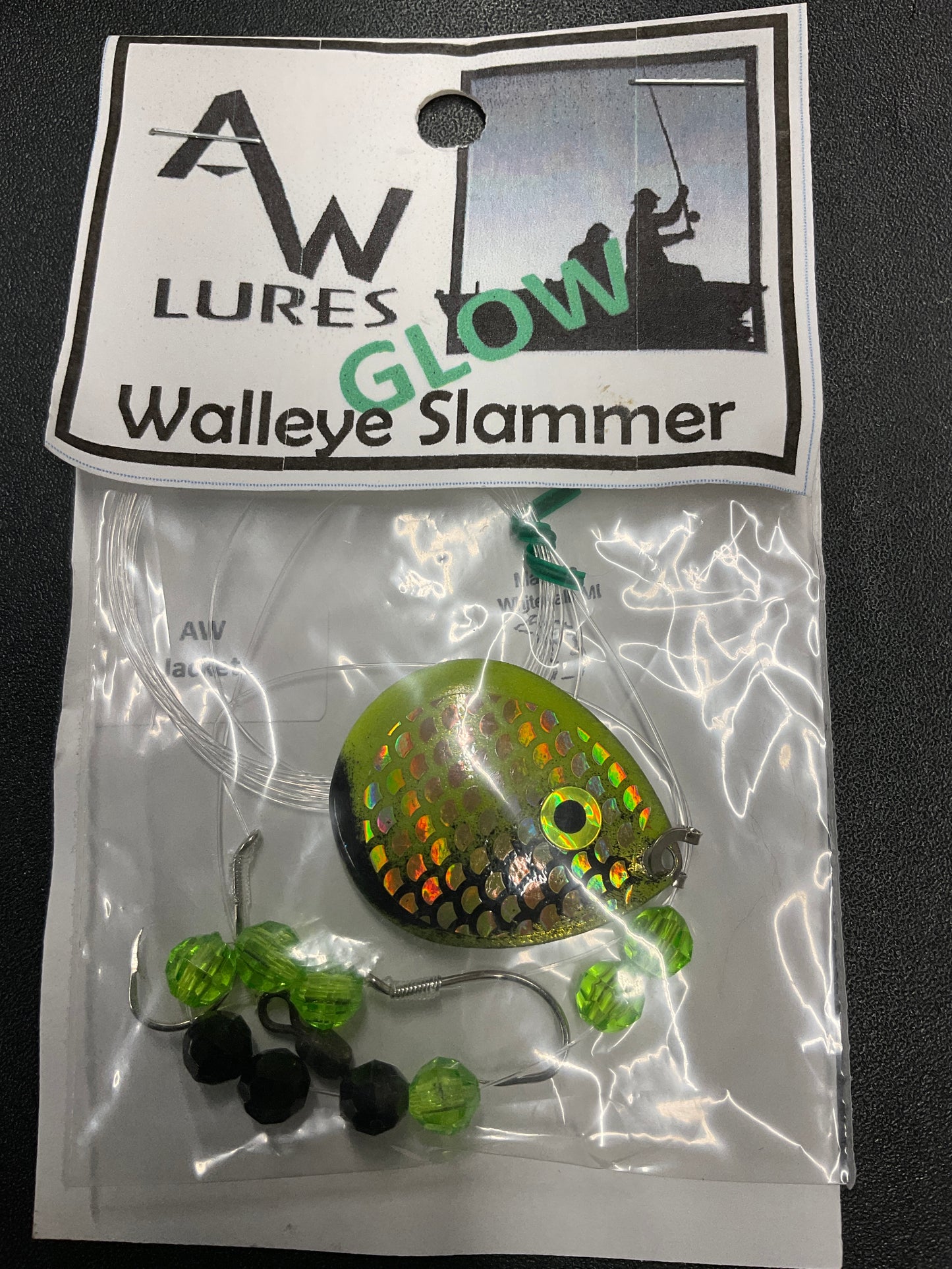 A & W Lures Walleye Slammer Worm Harness